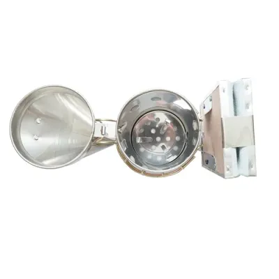 Afumator inox protectie sarma mic, piele ecologica picture - 2