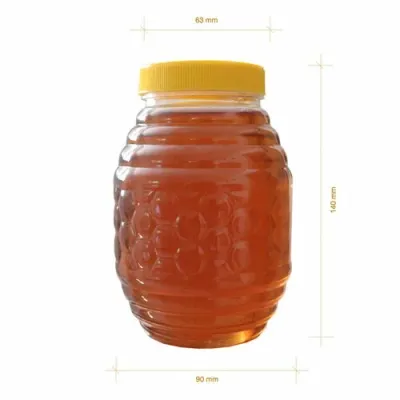 Borcan miere plastic alimentar butoias 1kg