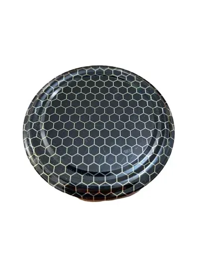 Capac borcan 370ml (TO 66) fagure negru