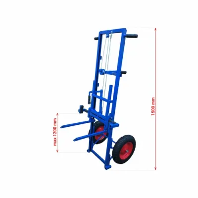 Carucior apicol cu lift manual, inaltime maxima 1.2 m Beehive Lifter