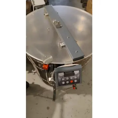 Centrifuga apicola combinata 20 rame multietajat 3/4 radial sau 4 rame cuib 1/1 tangential, inox alimentar AISI 304, Ø750 mm, electrica 220V/12V 280W, Techtron picture - 1