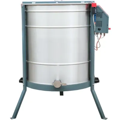 Centrifuga apicola radiala 32 rame magazie 1/2 sau 24 rame multietajat 3/4 sau 12 rame cuib 1/1, inox alimentar AISI 304, Ø850 mm, electrica 220V/12V 280W, Techtron picture - 1
