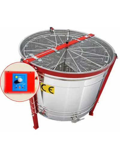 Centrifuga apicola reversibila inox 12 rame multietajat electrica 220V semiautomata Lyson picture - 1