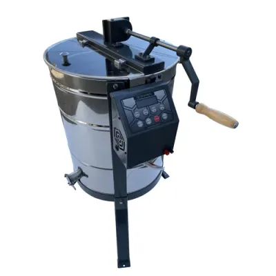 Centrifuga apicola tangentiala 3 rame inox alimentar, manuala si electrica 12V/220V, 200W, Techtron picture - 2