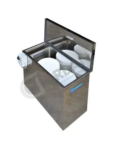 Decristalizator miere inox tip lada, cu termostat, pentru 2 galeti sau borcane, Giordan picture - 1