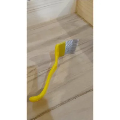 Furculita descapacit cu 21 de dinti subtiri si indoiti din inox picture - 2