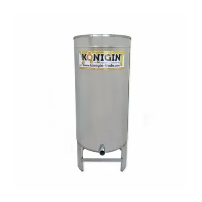Maturator miere din inox cu picioare, capac si canea 3000 L, Konigin