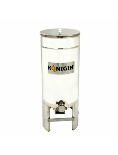 Maturator miere din inox cu picioare, capac si canea 50 L, Konigin