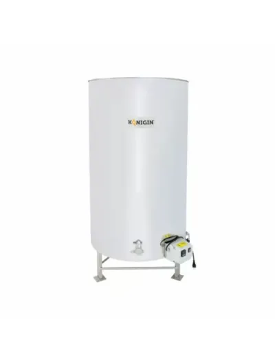 Maturator miere din inox cu picioare si incalzire 1000 L, Konigin