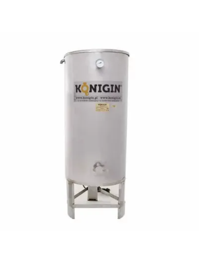 Maturator miere din inox cu picioare si incalzire 200 L, Konigin