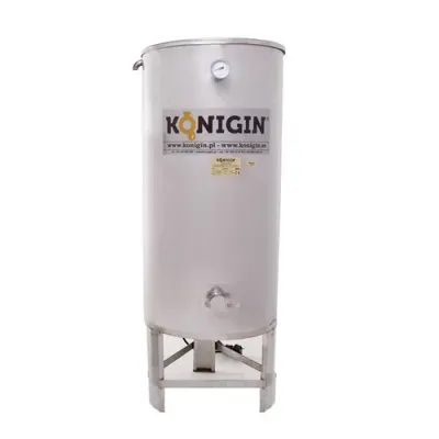 Maturator miere din inox cu picioare si incalzire 300 L, Konigin