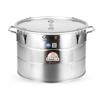 Maturator premium Caadex, 28kg, manere, cleme de inchidere si garnitura la capac