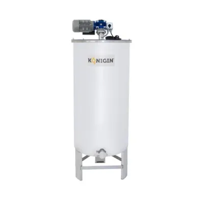 Omogenizator miere din inox cu picioare, agitator si incalzire 200 L, Konigin
