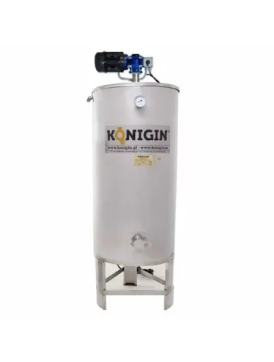 Omogenizator miere din inox cu picioare, agitator si incalzire 500 L, Konigin picture - 1