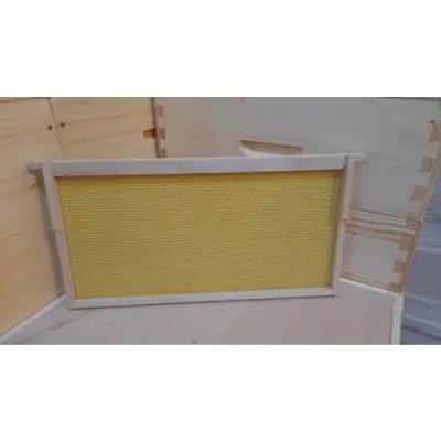 Rama 3/4 cu fagure plastic galben ceruit