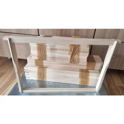 Rame stupi 1/2 tei model canadian simplificat pentru faguri plastic sau ceara, pachet 25 buc picture - 2