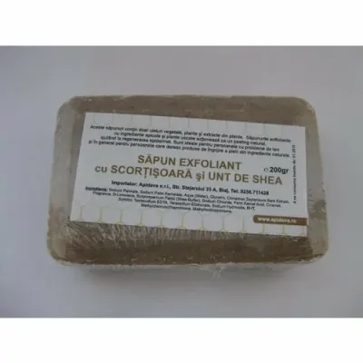 SAPUN EXFOLIANT CU SCORTISOARA- Apidava, 200g