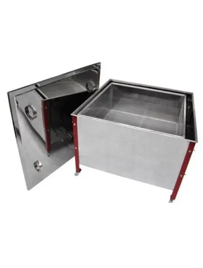 Topitor ceara cu aburi din inox pentru 100 rame cu arzator Lyson