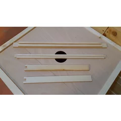 Rame stupi drepte 1/1 tei pentru faguri plastic sau ceara - pachet 25 buc picture - 3