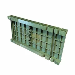 Soclu 6 rame plastic pentru doua familii PLASTI6, Franta