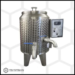 Sterilizator ceara inox alimentar #304 cu perete triplu 100 litri, 2 x 3 kW, 380V, cu termostat, Techtron