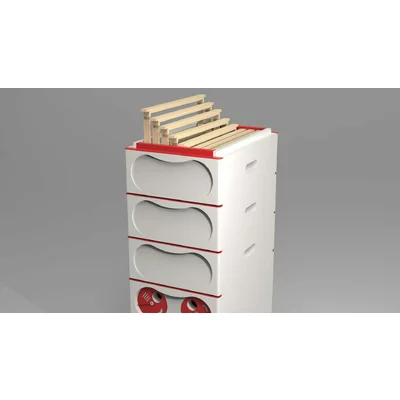 Stup polistiren 8 rame cuib cu hranitor P-HIVE Infinity picture - 7
