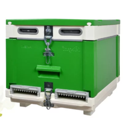 Stup poliuretan multietajat Langstroth cu un singur corp, dotat cu rame, capac glisabil patentat, vopsit, RoyalBeehive picture - 2