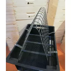 Tava descapacit cuva plastic suport doua rame otel plasticat picture - 3