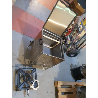 Topitor inox de ceara cu abur pe gaz si rezistenta electrica pentru 15 rame cuib picture - 2