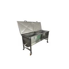 Topitor inox de ceara cu abur, rezistenta electrica 2 x 4 kW, 380V, pentru 50 rame cuib picture - 3