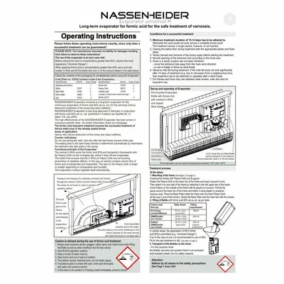 Vaporizator Acid Formic 300ml Nassenheider pentru rama picture - 12