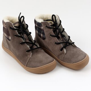 Barefoot boots BEETLE - Brown 24-29 EU