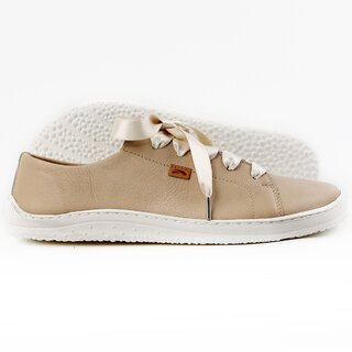 OUTLET Leather barefoot shoes FINN - NUDE picture - 3