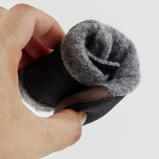 Wool slippers ZIGGY - Frost 18-29 EU picture - 4