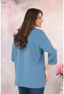 Blazer lejer bleu