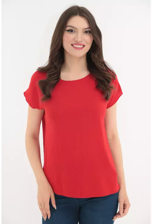 Bluza casual rosie