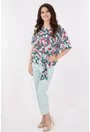 Costum elegant bluza si pantaloni vernil