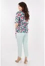 Costum elegant bluza si pantaloni vernil