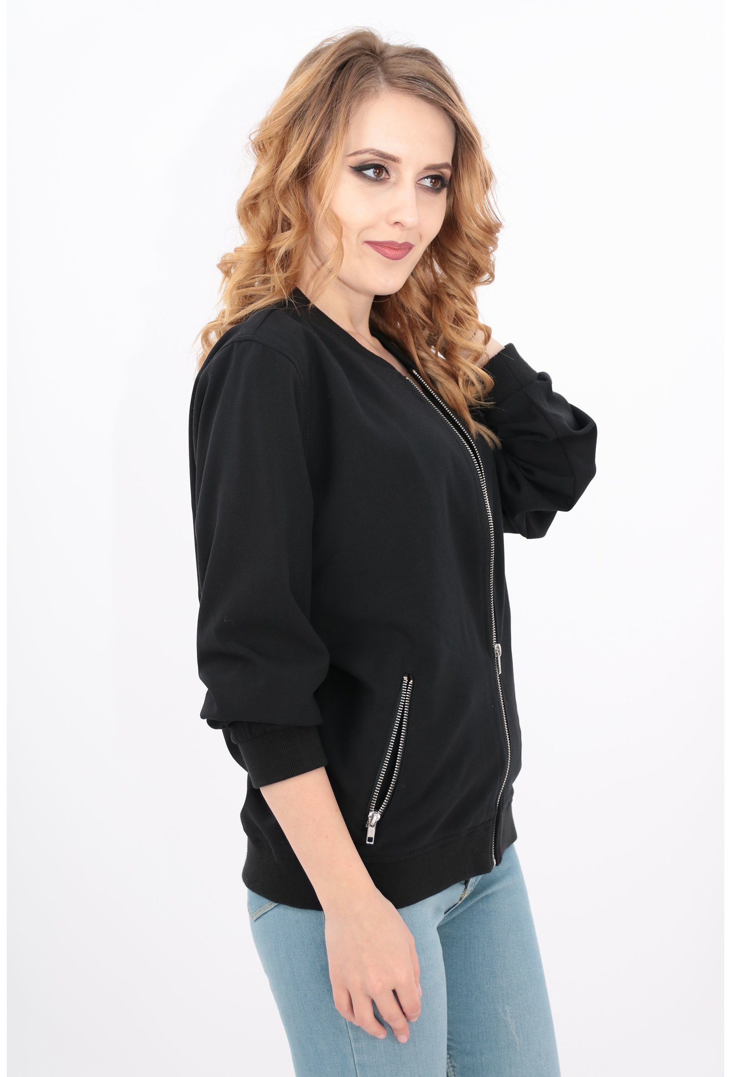 Jacheta bomber neagra