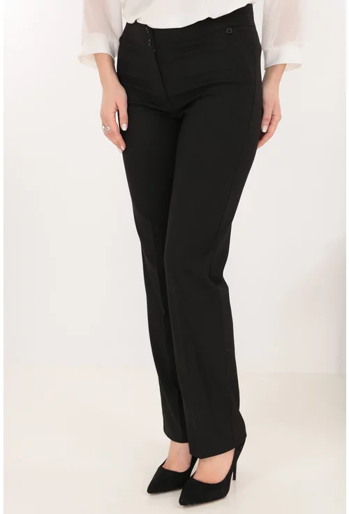 Pantaloni clasici din stofa neagra