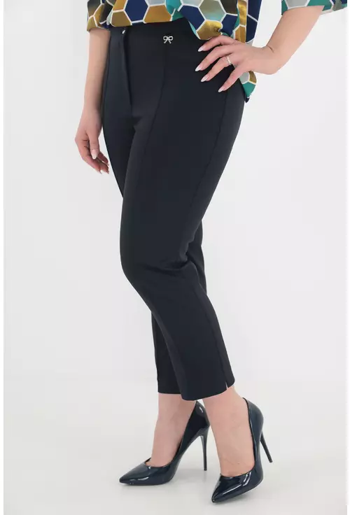 Pantaloni conici bleumarin 7/8