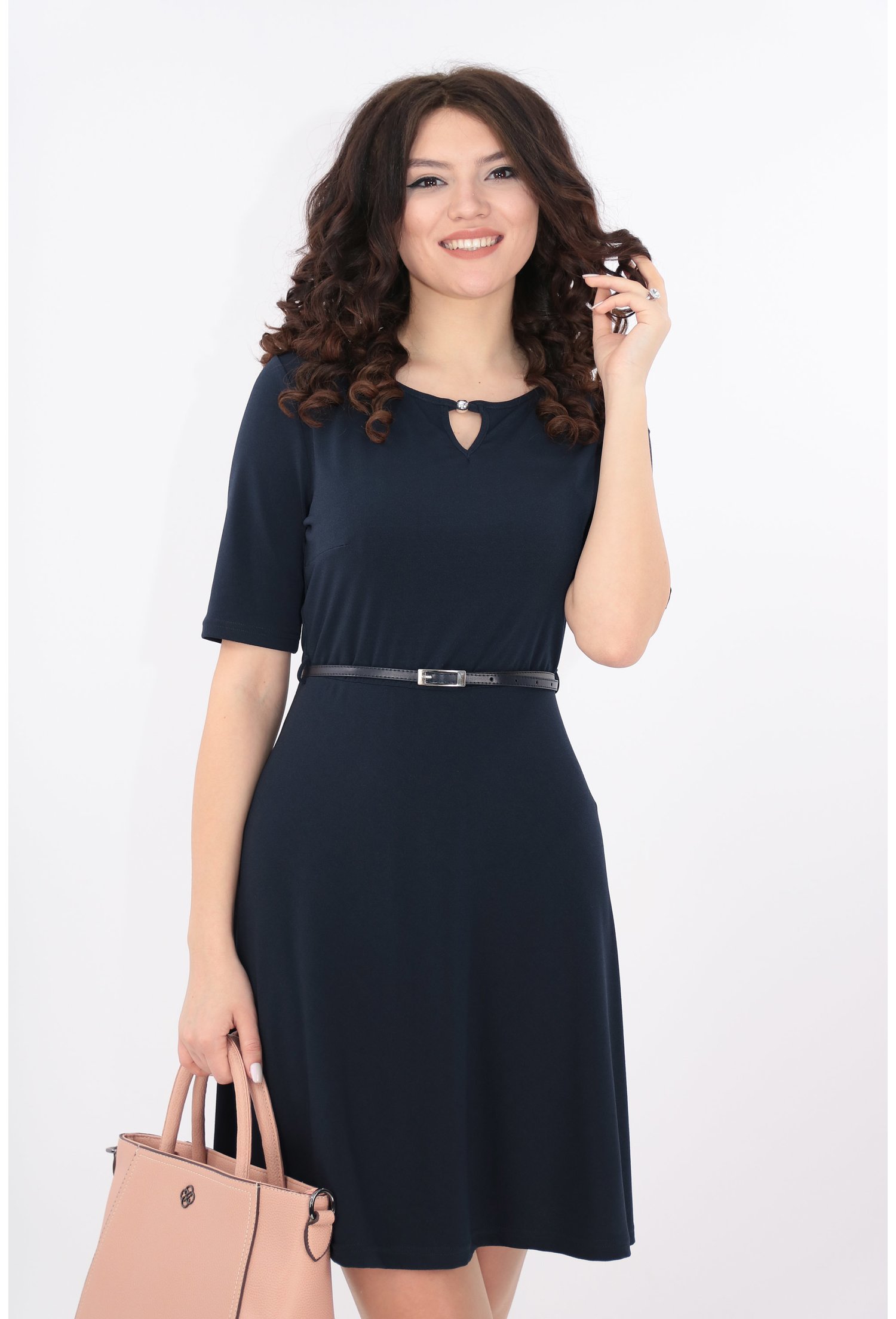 Rochie clos bleumarin
