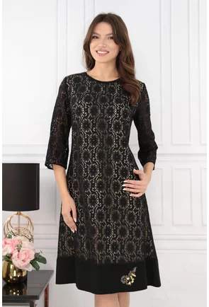 Rochie de ocazie din dantela neagra