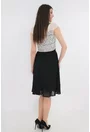 Rochie din voal cu dantela ivory
