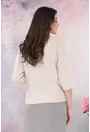 Sacou ivory din stofa elastica