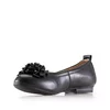 Balerini damă din piele naturală - 3507 Negru Box