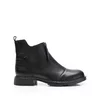 Botine damă casual din piele naturală, Pass Colection  - 4503 Negru Box