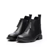 Botine damă casual din piele naturală, Pass Colection  - 4503 Negru Box