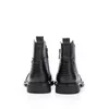 Botine damă casual din piele naturală, Pass Colection  - 4503 Negru Box