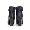 Botine dama din piele naturala - 451 blue box